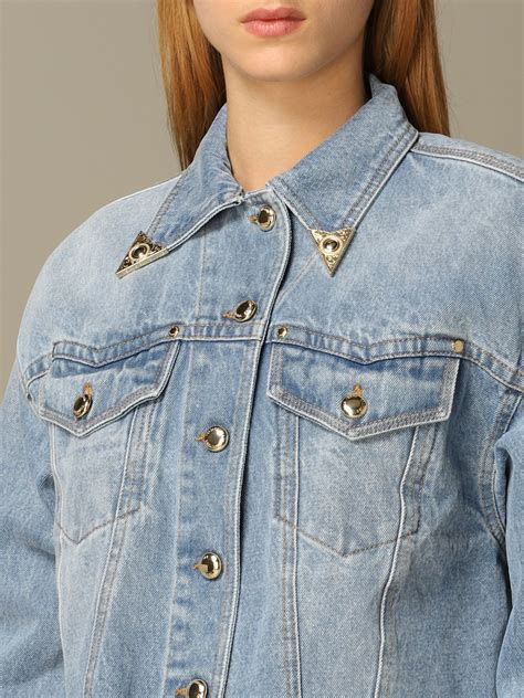 versace jeans blue jacket|versace jean jacket sale.